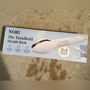 NORI White Handheld Steam Iron brand NEW